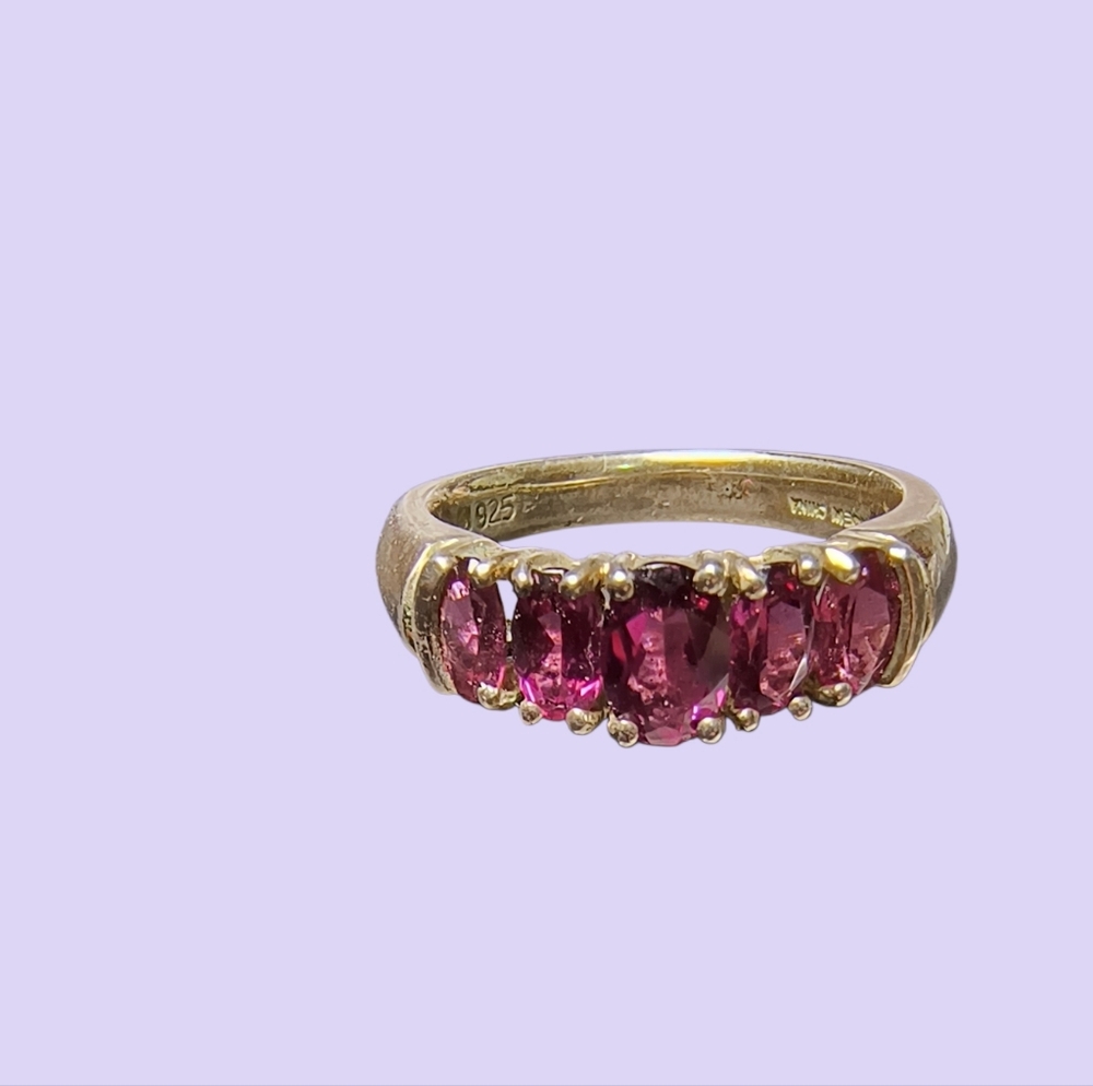 Michelle Albala Lorenzo Jewelers Sterling Silver & Pink Spinel Ring